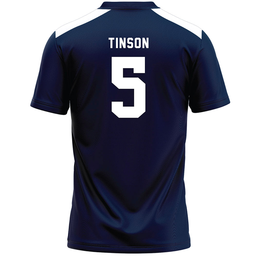 Penn State - NCAA Women's Lacrosse : Lauren Tinson - Navy Lacrosse Jersey -1