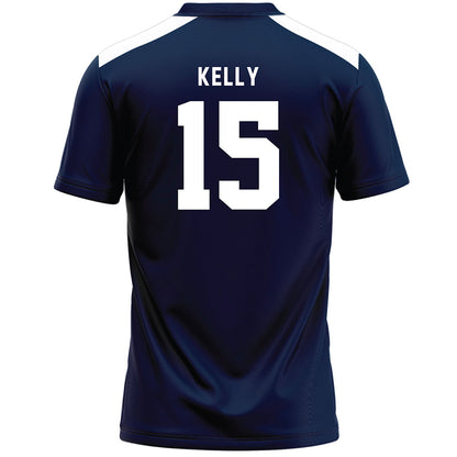 Penn State - NCAA Women's Lacrosse : Emma Kelly - Navy Lacrosse Jersey -1
