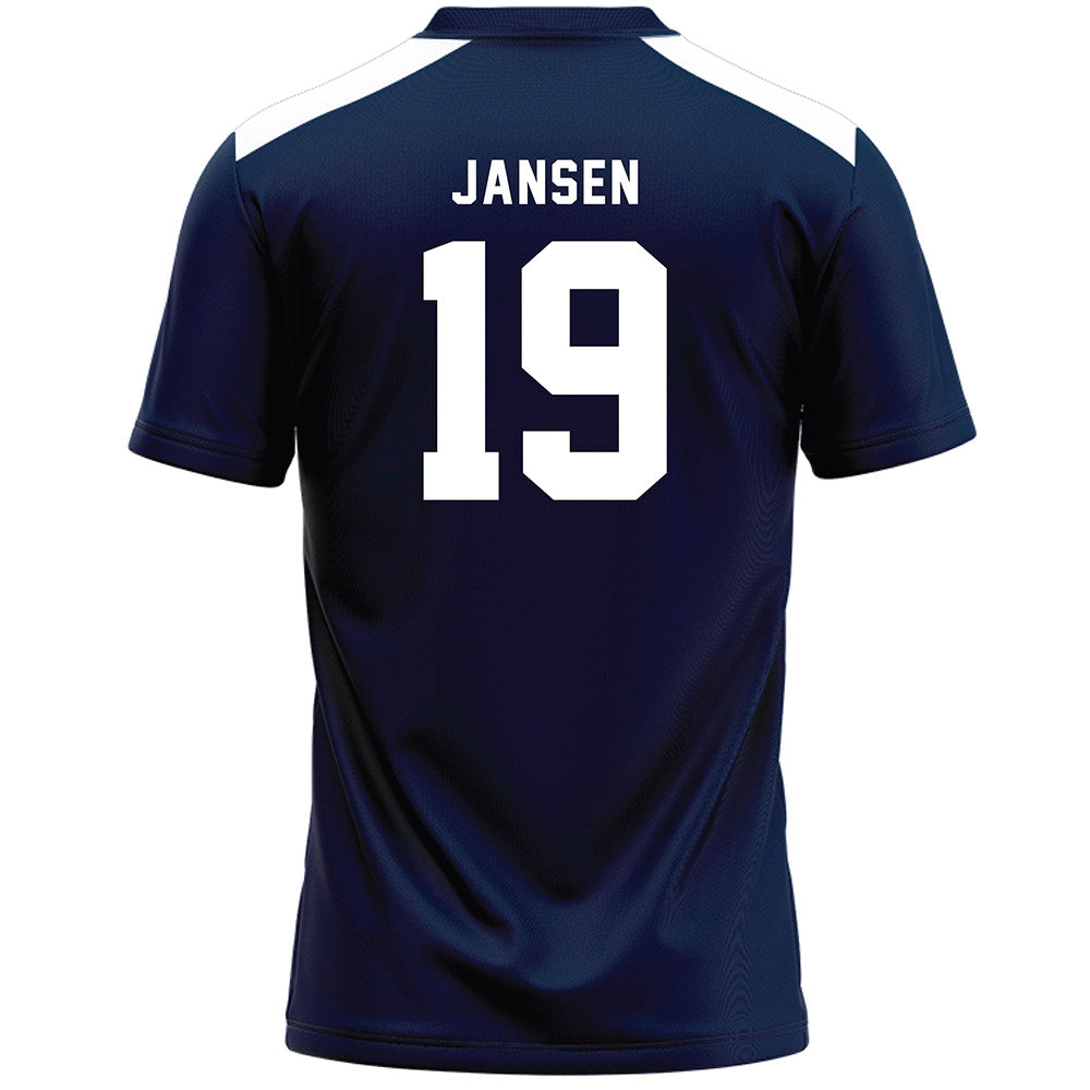 Penn State - NCAA Women's Lacrosse : Arden Jansen - Navy Lacrosse Jersey -1