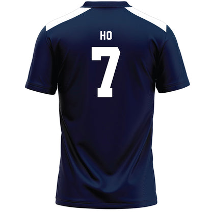 Penn State - NCAA Women's Lacrosse : Erika Ho - Navy Lacrosse Jersey -1