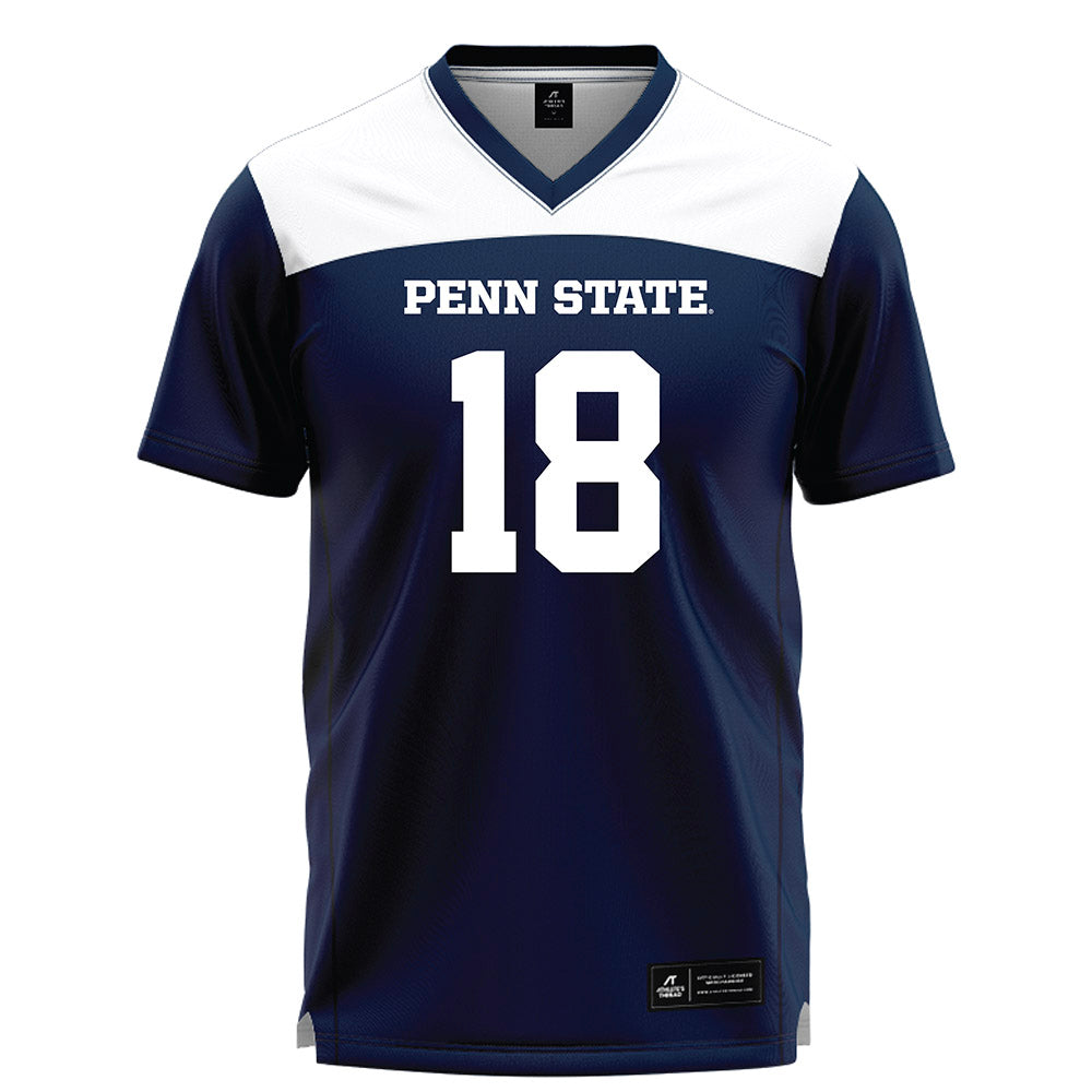 Penn State - NCAA Women's Lacrosse : Brooke Long - Navy Lacrosse Jersey -0