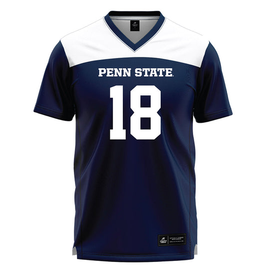 Penn State - NCAA Women's Lacrosse : Brooke Long - Navy Lacrosse Jersey -0
