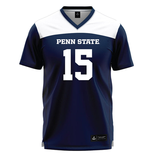 Penn State - NCAA Women's Lacrosse : Emma Kelly - Navy Lacrosse Jersey -0