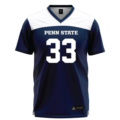 Penn State - NCAA Women's Lacrosse : Sydney Manning - Navy Lacrosse Jersey -0