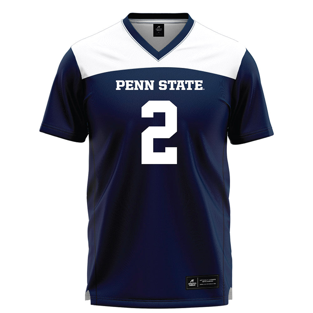 Penn State - NCAA Women's Lacrosse : Alexa Kairis - Navy Lacrosse Jersey -0