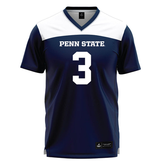Penn State - NCAA Women's Lacrosse : Ashley Bowan - Navy Lacrosse Jersey -0