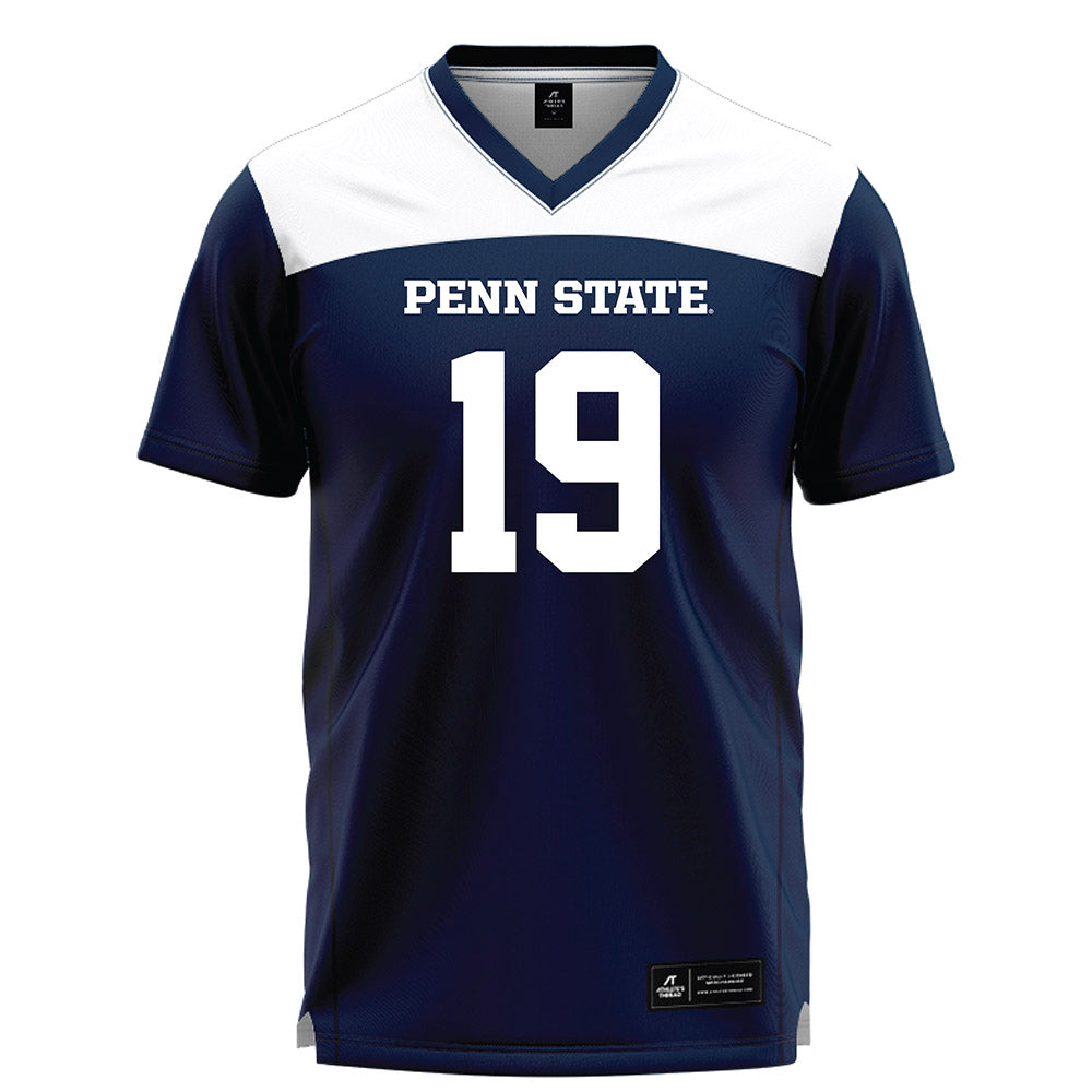 Penn State - NCAA Women's Lacrosse : Arden Jansen - Navy Lacrosse Jersey -0