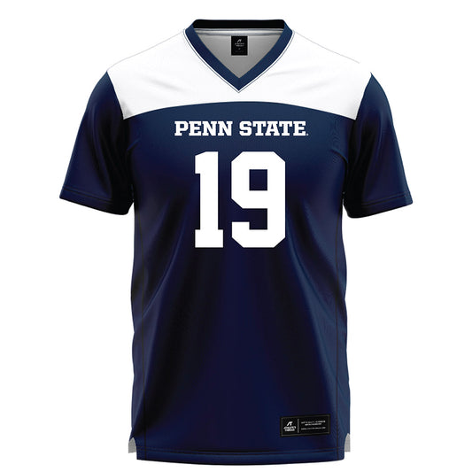 Penn State - NCAA Women's Lacrosse : Arden Jansen - Navy Lacrosse Jersey -0
