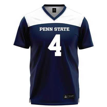 Penn State - NCAA Women's Lacrosse : Evelyn Scallion - Navy Lacrosse Jersey -0