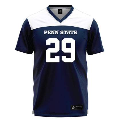 Penn State - NCAA Women's Lacrosse : Ryan St. Pierre - Navy Lacrosse Jersey -0