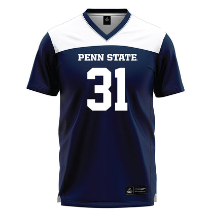 Penn State - NCAA Women's Lacrosse : Cailin Hetrick - Navy Lacrosse Jersey -0