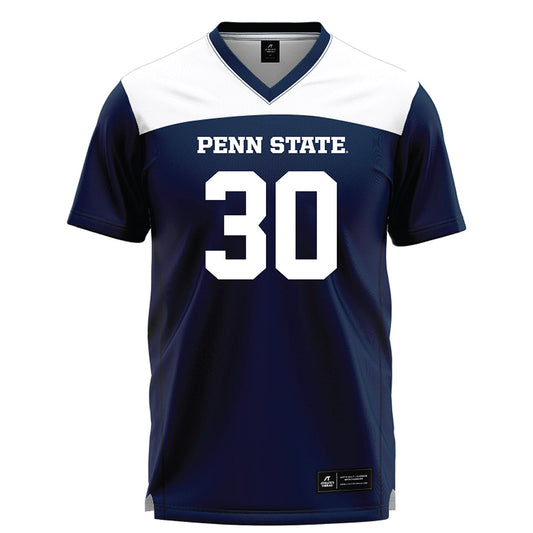 Penn State - NCAA Women's Lacrosse : Lainey Straub - Navy Lacrosse Jersey -0