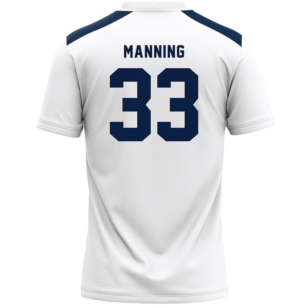 Penn State - NCAA Women's Lacrosse : Sydney Manning - White Lacrosse Jersey -1