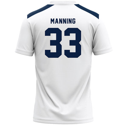 Penn State - NCAA Women's Lacrosse : Sydney Manning - White Lacrosse Jersey -1