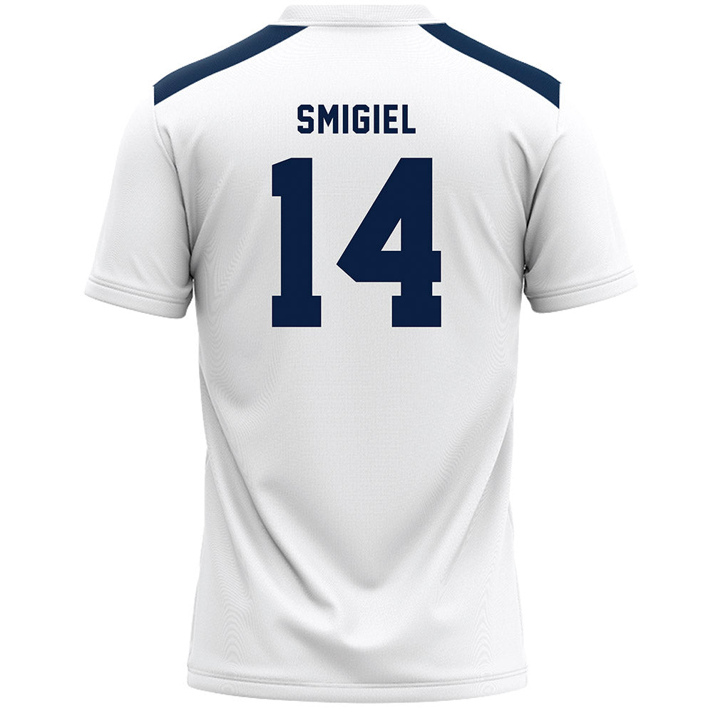 Penn State - NCAA Women's Lacrosse : Elise Smigiel - White Lacrosse Jersey -1