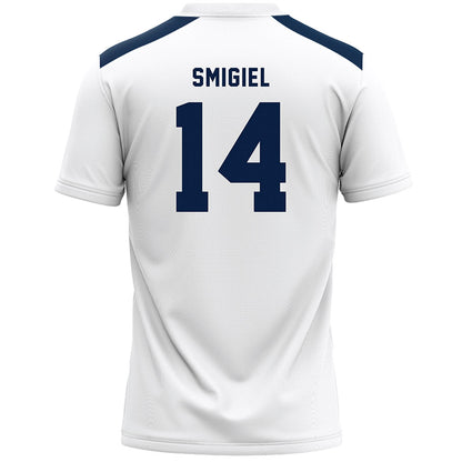 Penn State - NCAA Women's Lacrosse : Elise Smigiel - White Lacrosse Jersey -1
