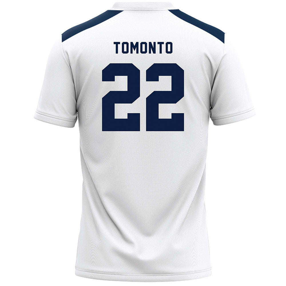Penn State - NCAA Women's Lacrosse : Victoria Tomonto - White Lacrosse Jersey -1