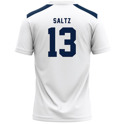 Penn State - NCAA Women's Lacrosse : Lauren Saltz - White Lacrosse Jersey -1