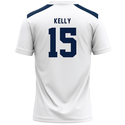 Penn State - NCAA Women's Lacrosse : Emma Kelly - White Lacrosse Jersey -1