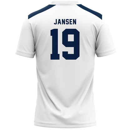 Penn State - NCAA Women's Lacrosse : Arden Jansen - White Lacrosse Jersey -1