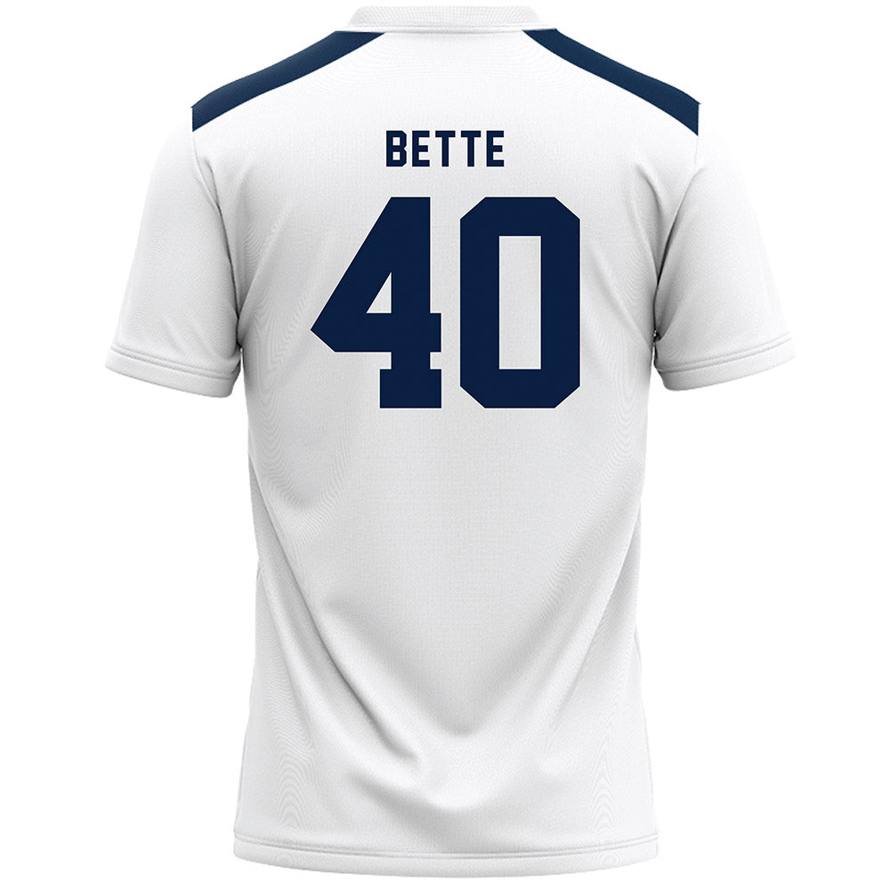 Penn State - NCAA Women's Lacrosse : Emily Bette - White Lacrosse Jersey -1