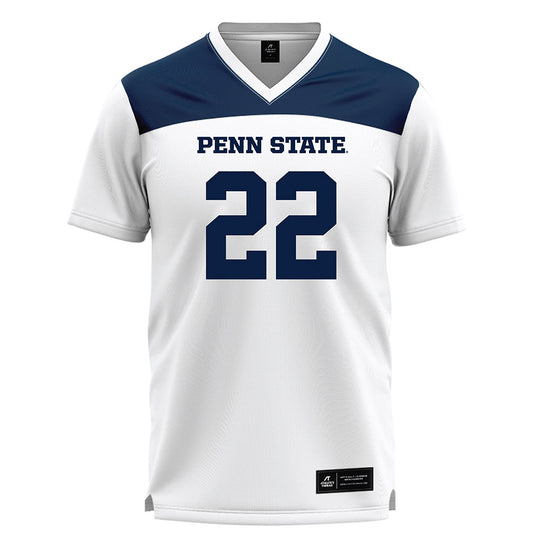 Penn State - NCAA Women's Lacrosse : Victoria Tomonto - White Lacrosse Jersey -0