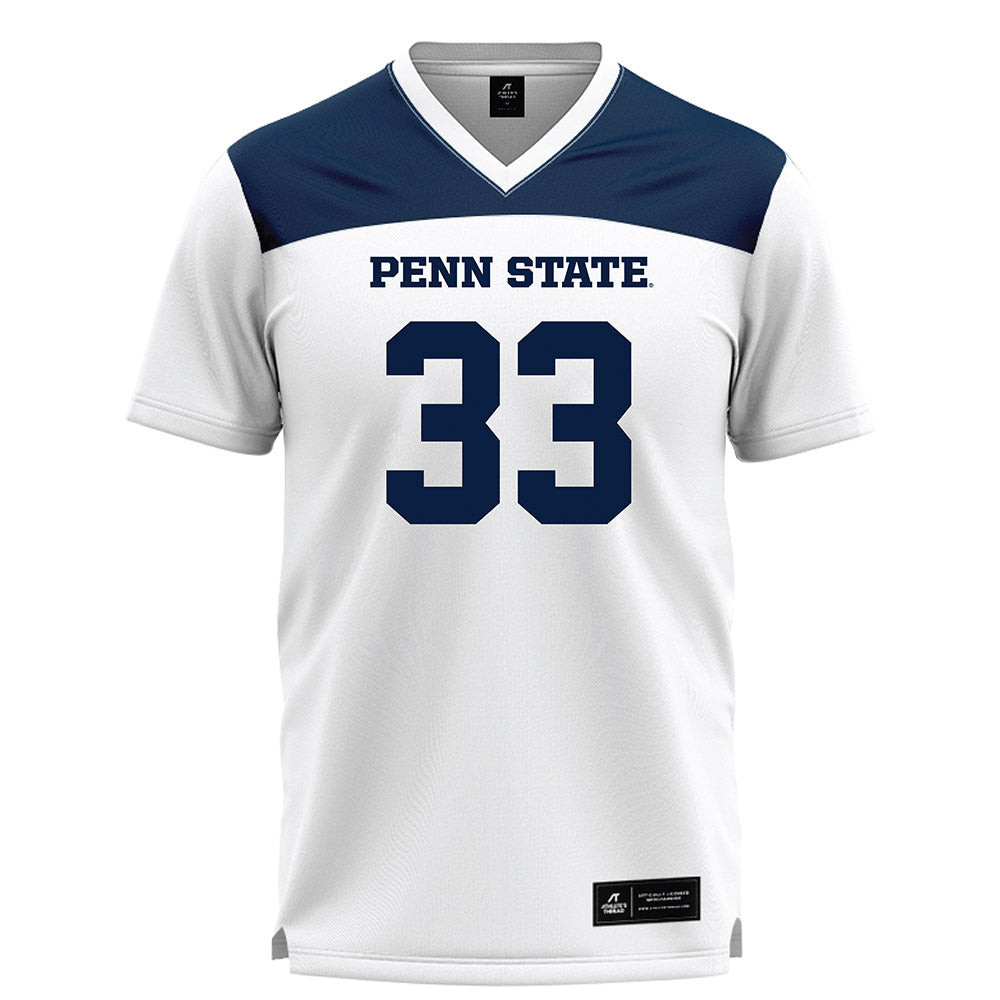 Penn State - NCAA Women's Lacrosse : Sydney Manning - White Lacrosse Jersey -0