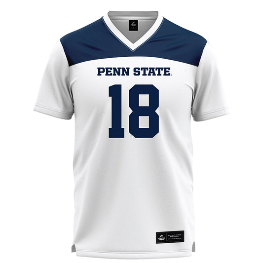 Penn State - NCAA Women's Lacrosse : Brooke Long - White Lacrosse Jersey -0
