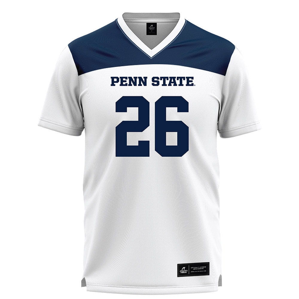 Penn State - NCAA Women's Lacrosse : Kate Dougherty - White Lacrosse Jersey -0