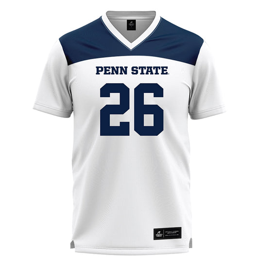 Penn State - NCAA Women's Lacrosse : Kate Dougherty - White Lacrosse Jersey -0
