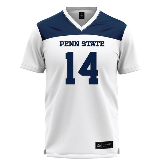 Penn State - NCAA Women's Lacrosse : Elise Smigiel - White Lacrosse Jersey -0