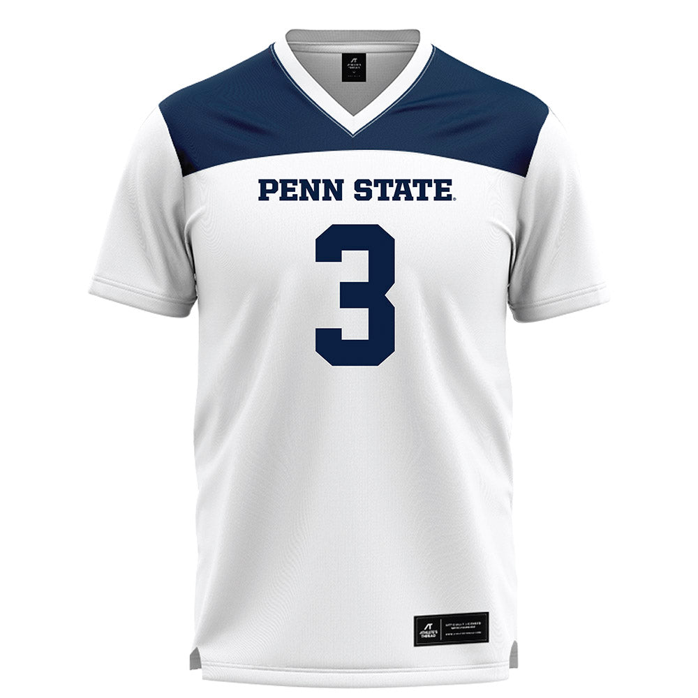 Penn State - NCAA Women's Lacrosse : Ashley Bowan - White Lacrosse Jersey -0