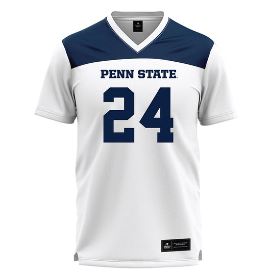Penn State - NCAA Women's Lacrosse : Maggie Rezza - White Lacrosse Jersey -0