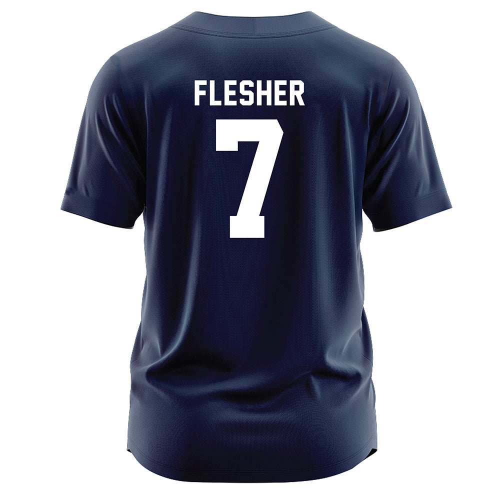 Penn State - NCAA Softball : Frankee Flesher - Navy Jersey-1