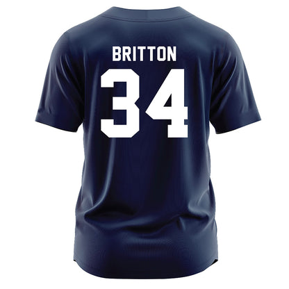 Penn State - NCAA Softball : Abigail Britton - Navy Jersey-1