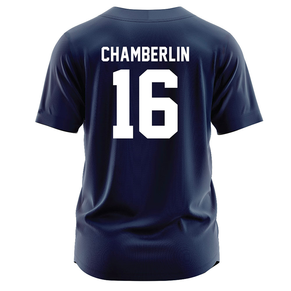 Penn State - NCAA Softball : Macy Chamberlin - Navy Jersey-1