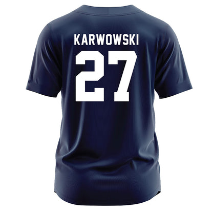 Penn State - NCAA Softball : Kalli Karwowski - Navy Jersey-1
