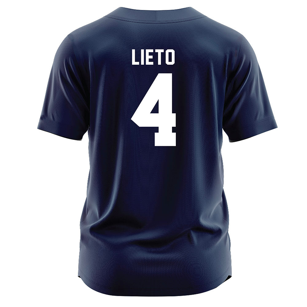 Penn State - NCAA Softball : Natalie Lieto - Navy Jersey-1