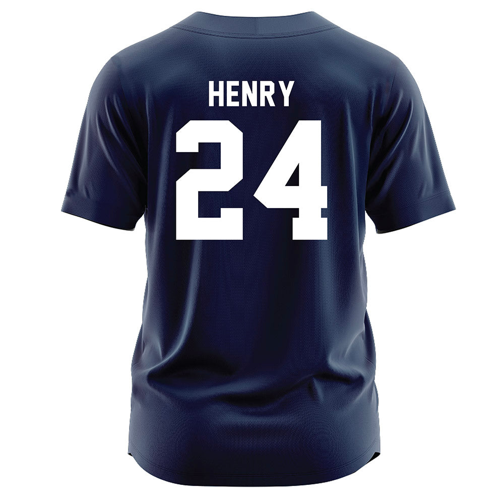 Penn State - NCAA Softball : Maddie Henry - Navy Jersey-1