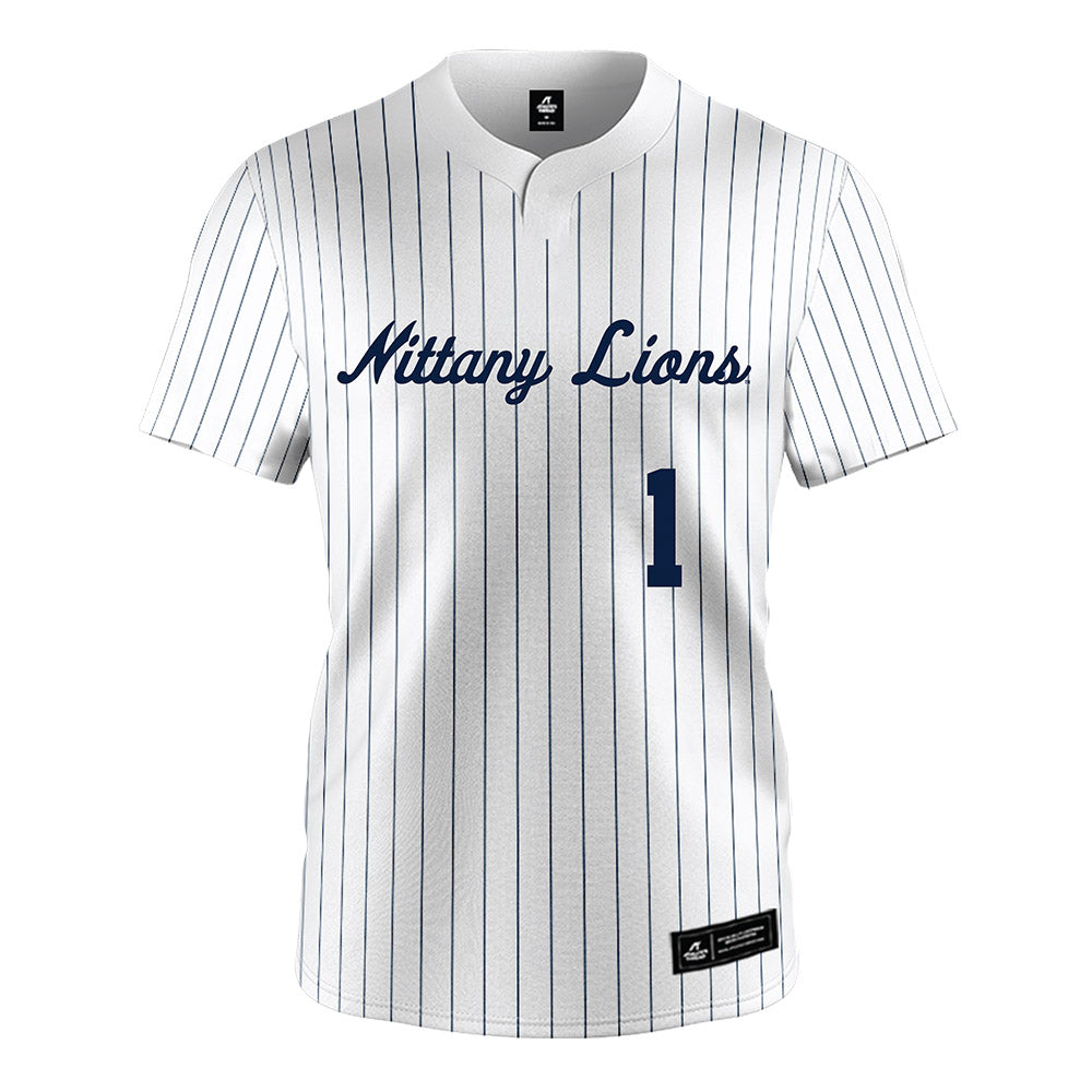 Penn State - NCAA Softball : Michela Barbanente - Pinstripe Jersey-0