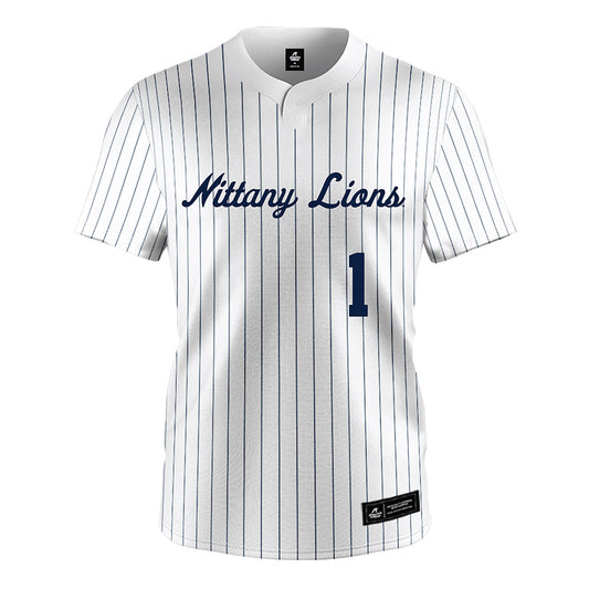 Penn State - NCAA Softball : Michela Barbanente - Pinstripe Jersey-0