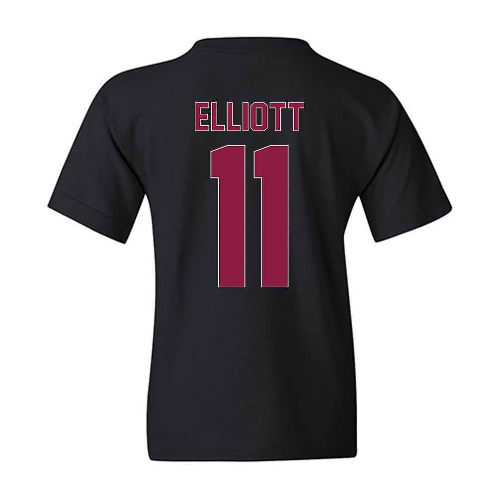NMSU - NCAA Men's Basketball : Elijah Elliott - Vintage Youth T-Shirt-1