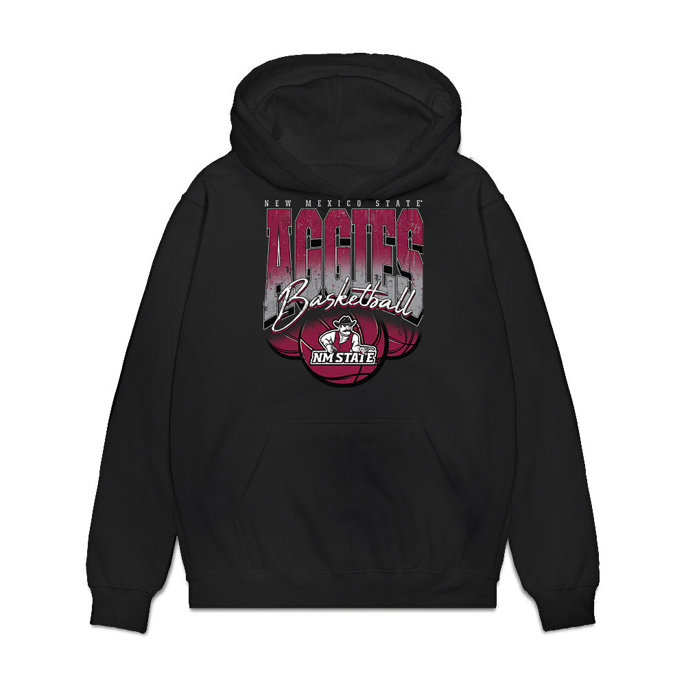 NMSU - NCAA Men's Basketball : Chris Terrell - Vintage Premium Hooded Sweatshirt-0