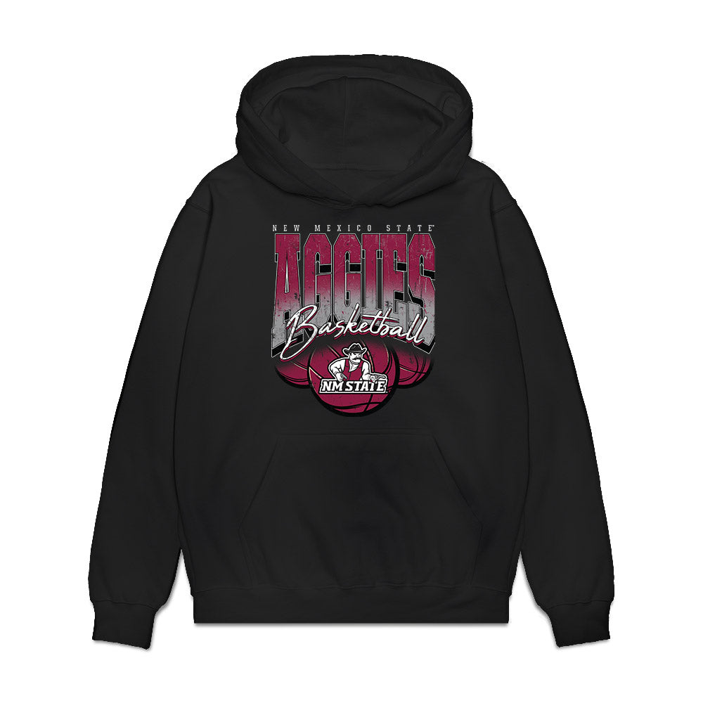 NMSU - NCAA Men's Basketball : Augustine Ekwe - Vintage Premium Hooded Sweatshirt-0