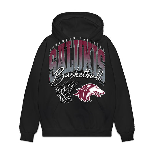 SIU Carbondale - NCAA Men's Basketball : Quelron House - Vintage Premium Hooded Sweatshirt-0