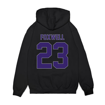 Portland - NCAA Men's Basketball : Joel Foxwell - Vintage Premium Hooded Sweatshirt-1