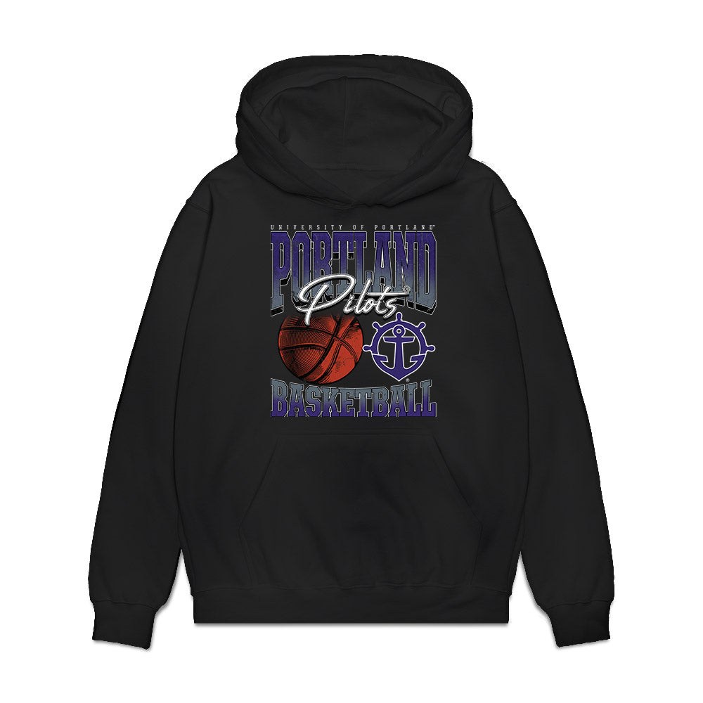 Portland - NCAA Men's Basketball : Cameron Williams - Vintage Premium Hooded Sweatshirt-0