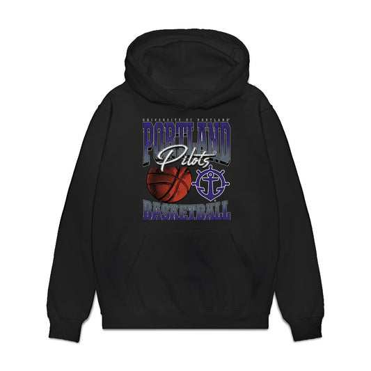Portland - NCAA Men's Basketball : Riley Parker - Vintage Premium Hooded Sweatshirt-0