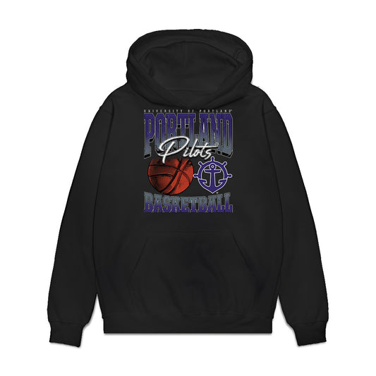 Portland - NCAA Men's Basketball : Chris Austin - Vintage Premium Hooded Sweatshirt-0