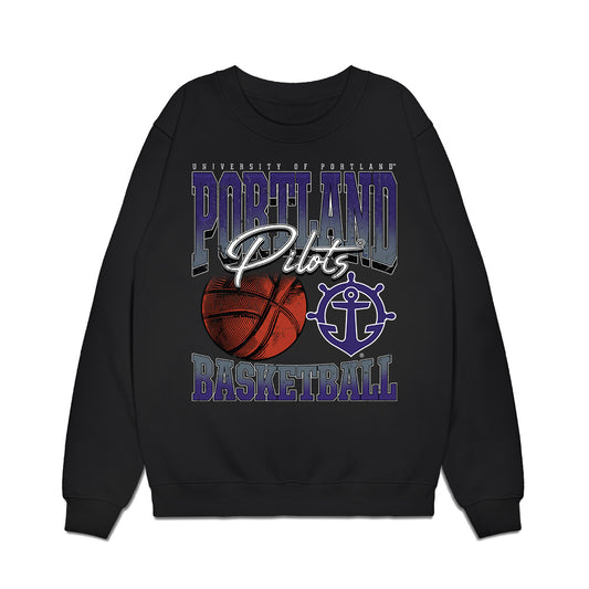 Portland - NCAA Men's Basketball : Riley Parker - Vintage Premium Crewneck Sweatshirt-0
